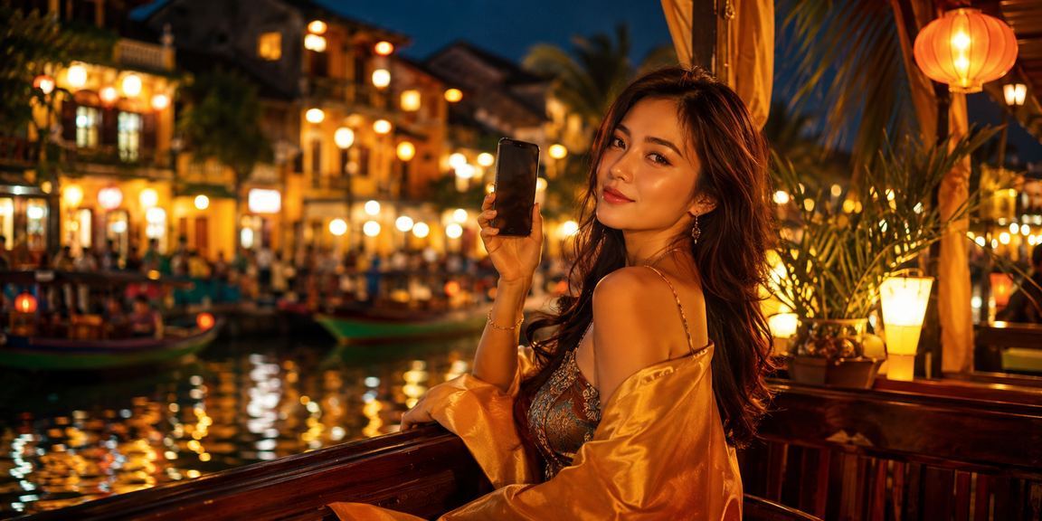 Cảnh chợ đêm Hội An về đêm, biểu tượng giải trí tại Việt Nam